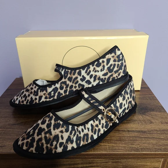 Soda Leopard Print Flats - Picture 4 of 8